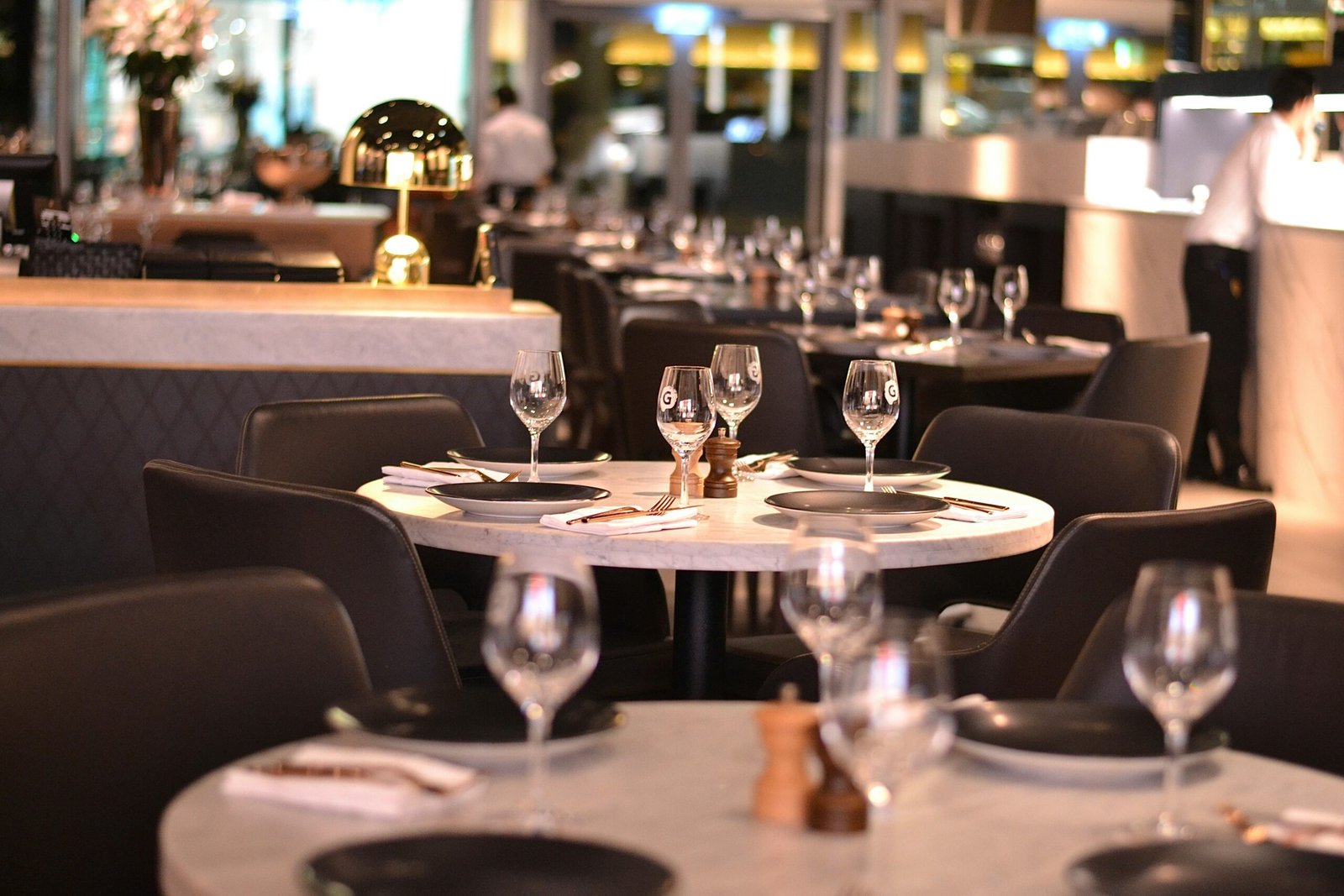Live jazz band at a restaurant lounge